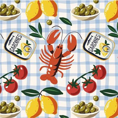 Red Lobster 20 Lunch Napkins