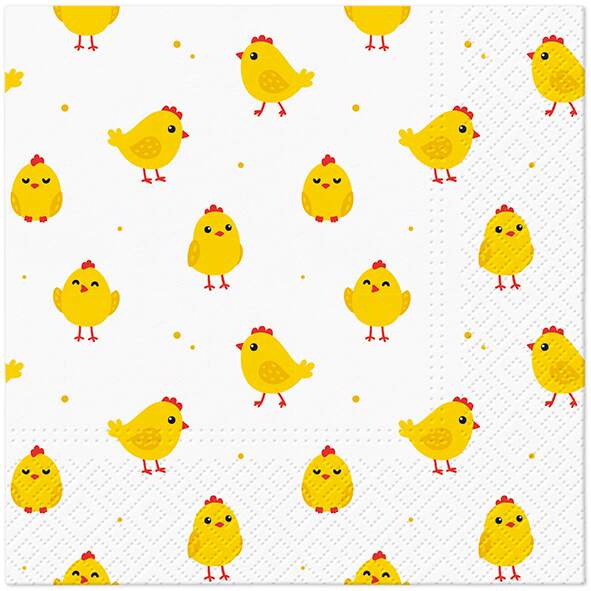 Cute Chicks 20 Lunch Napkins
