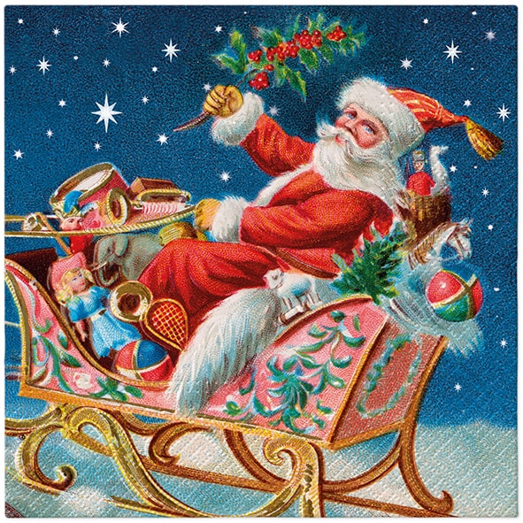 Santa on a Sleigh