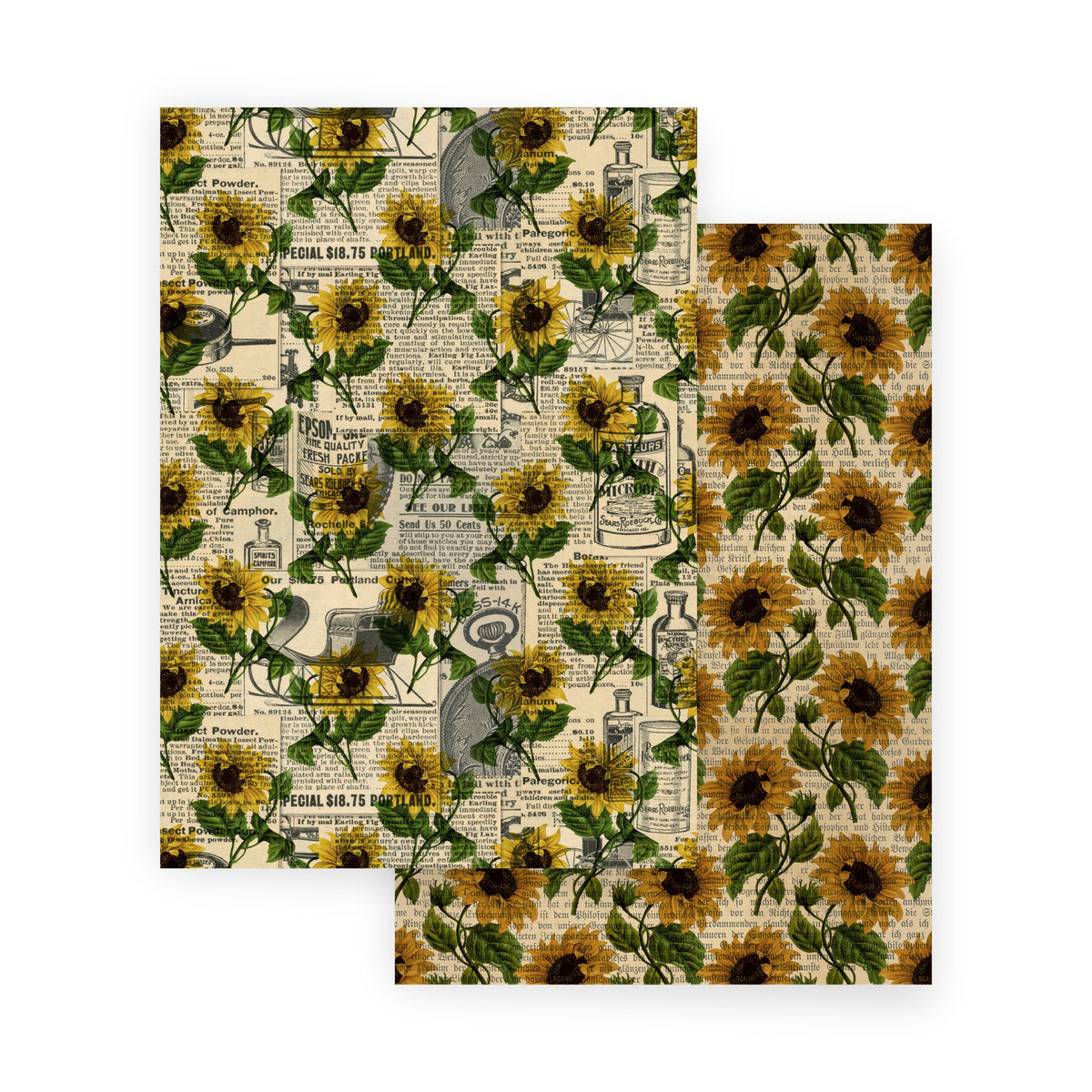 Vintage Sunflowers 4