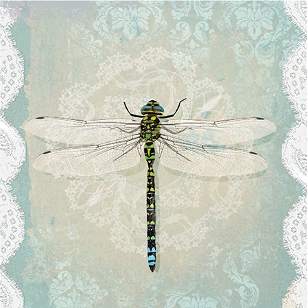 Romantic Dragonfly Luncheon Napkins