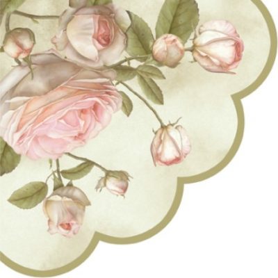 Lucy Roses Round Napkins
