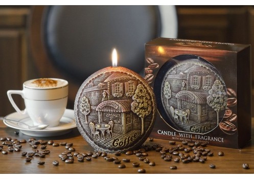 Scented Disk Candle Coffee