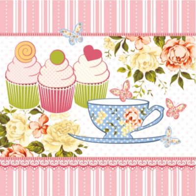 Morning Muffins Luncheon Napkins
