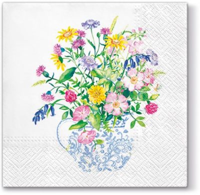 Vase with Flowers Luncheon Napkins