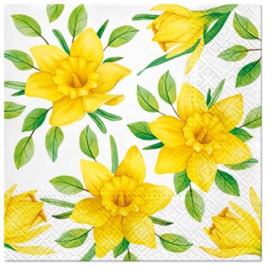 Daffodils in Bloom Luncheon Napkins