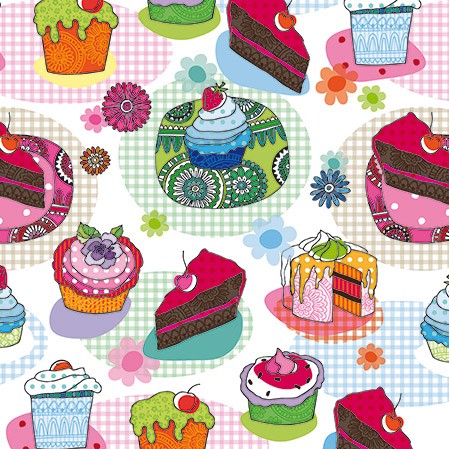 Cakes & Muffins Cocktail Napkins