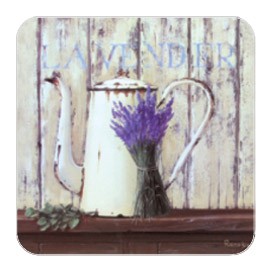 Lavender in the Country Cork Coasters