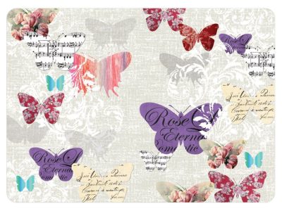 Romantic Butterflies Cork Placemats