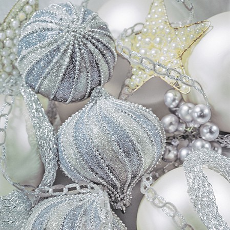 Pearl Baubles Luncheon Napkins