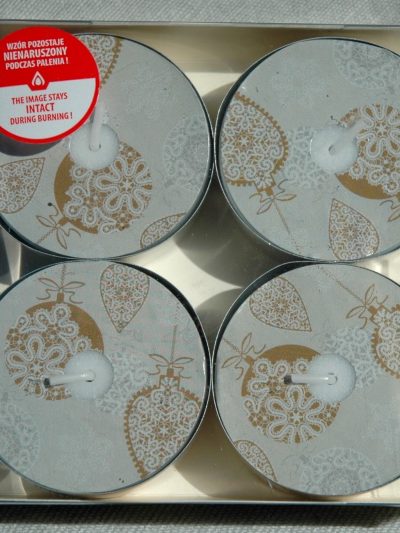 Frosted Laces Jumbo Tealights
