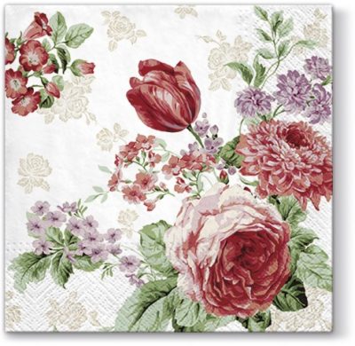 Mysterious Roses Luncheon Napkins