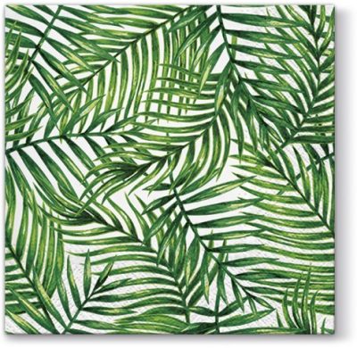 Tropical Leaves Luncheon Napkins