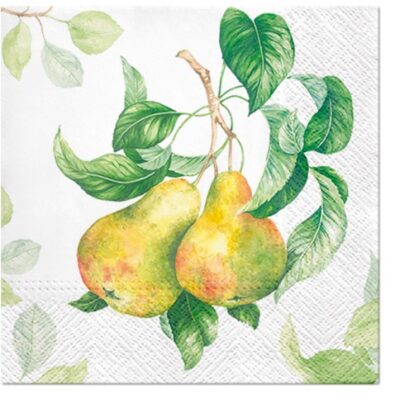 Garden Pears Luncheon Napkins