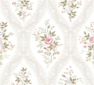 Floral Wallpaper Pattern Luncheon Napkins
