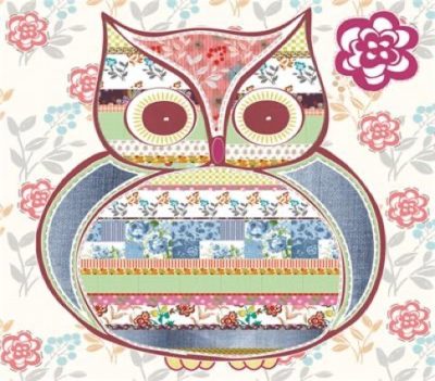 Patterned Owl Luncheon Napkins