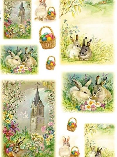 Easter Bunnies Rice Paper