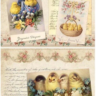 Easter Chicks Rice Paper
