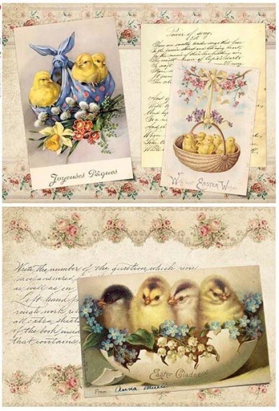 Easter Chicks Rice Paper