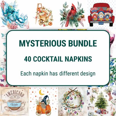 Napkin Bundle – Mysterious – Cocktail