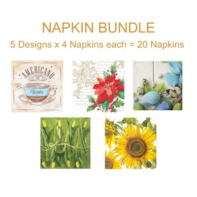 Napkin Bundle – 4 SEASONS – Cocktail