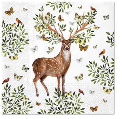 Forest Antlers Luncheon Napkins