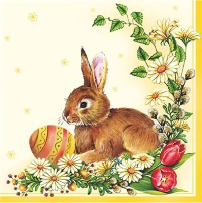 Easter Hare Luncheon Napkins