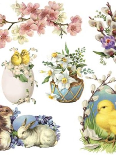Easter Decoupage Luncheon Napkins