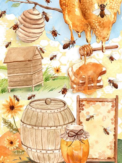 Honey Bee Rice Paper