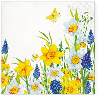 Spring Daffodils Luncheon Napkins