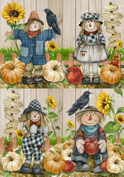 Scarecrows Rice Paper