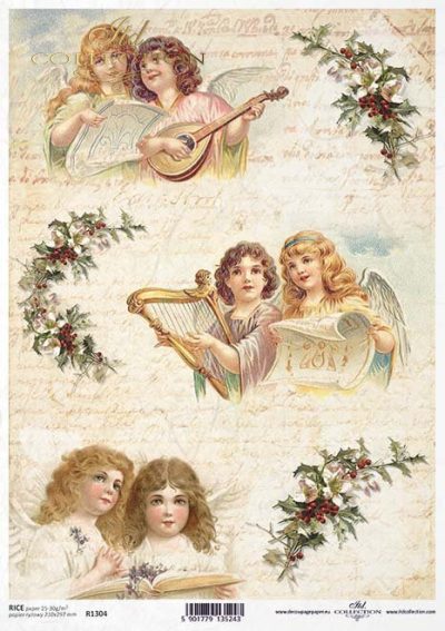Musical Angels Rice Paper